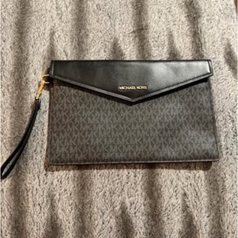 Michael Kors Black Wristlet